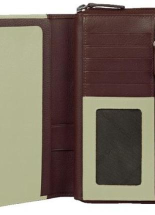 Стильный кожаный кошелек piquadro pop pd1515pop_vtm зеленый2 фото