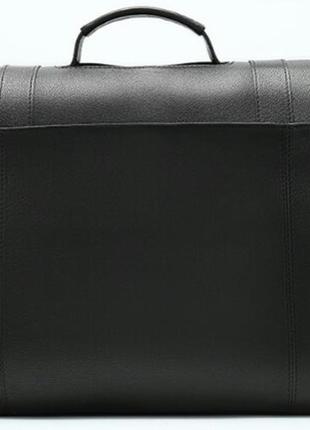 Мужской портфель из натуральной кожи buffalo bags черный3 фото