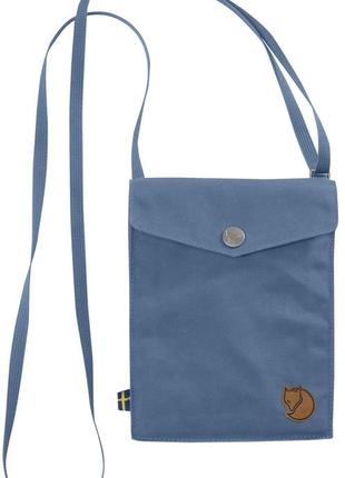 Женский кошелек нагрудный fjallraven pocket синий