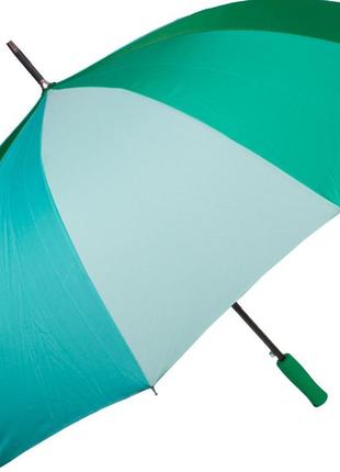 Зонт-трость женский полуавтомат fare fare4584-green, антиветер3 фото