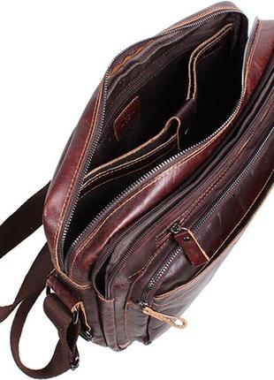 Мужская сумка из кожи pre1863brown, коричневый8 фото