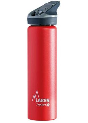 Термобутылка laken jannu thermo красная на 0,75л