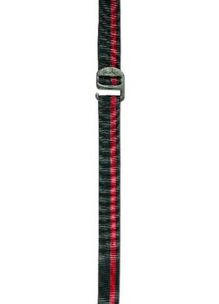 Ремень warmpeace belt iron 125 см, серо красный1 фото