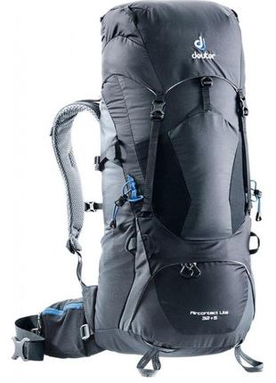 Рюкзак мужской туристический deuter aircontact lite 32+5 л 4340118 , черный