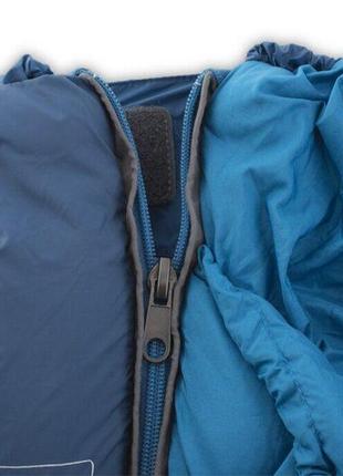 Спальный мешок pinguin правая молния синий3 фото