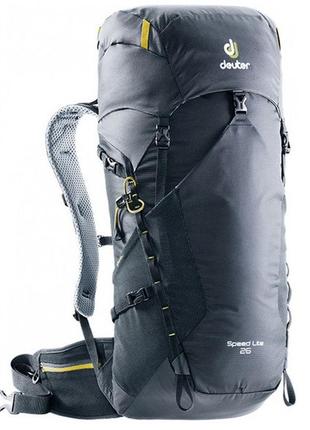 Мужской рюкзак черный deuter speed lite 26 л 3410618 7000