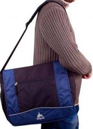 Мужская сумка на плечо onepolar w308-blue синяя2 фото