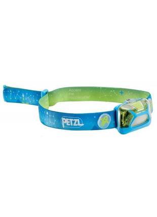 Налобный фонарь petzl tikkid на 20 люмен, для детей синий