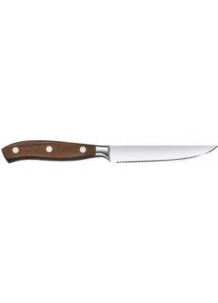 Нож кухонний victorinox grand maitre wood steak коричневый 12 см