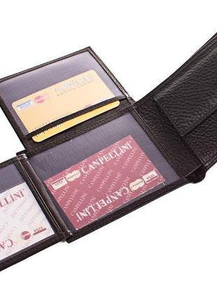 Многофункциональный кожаный кошелек для мужчин canpellini shi504-2-fl8 фото
