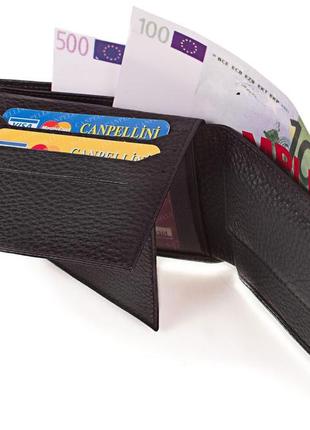 Многофункциональный кожаный кошелек для мужчин canpellini shi504-2-fl5 фото