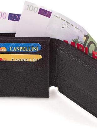 Многофункциональный кожаный кошелек для мужчин canpellini shi504-2-fl6 фото