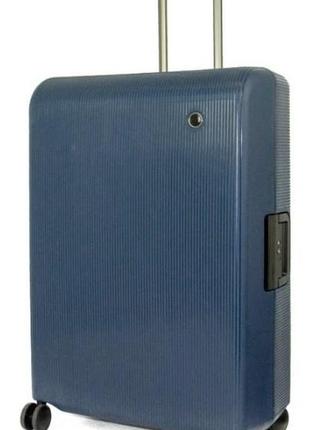 Дорожный чемодан echolac fusion l синий 105 л