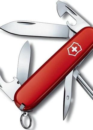 Складной армейский нож victorinox tinker красный