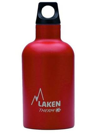 Походная термобутылка laken красная на 0,35л