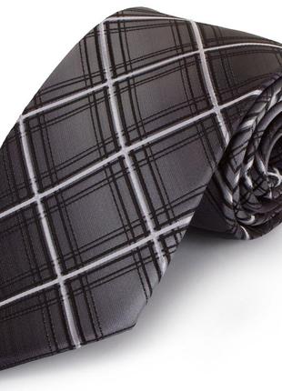 Простой мужской широкий галстук schonau & houcken (шенау & хойкен) fareps-84 серый