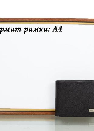 Функциональный мужской кожаный карманный кошелек canpellini shi1409-7 черный8 фото