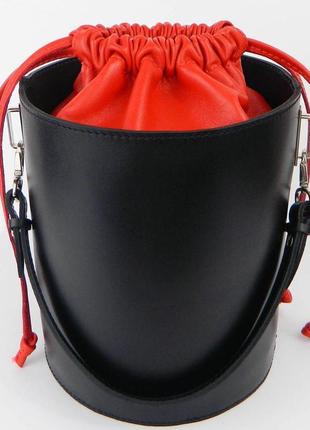 Женская кожаная сумочка svetlana zubko, черная