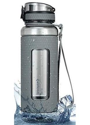 Бутылка для воды kingcamp silicon tritan bottle на 1л1 фото