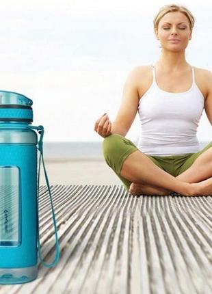 Бутылка для воды kingcamp silicon tritan bottle на 1л5 фото