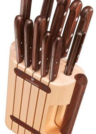 Кухонный набор victorinox rosewood cutlery block2 фото