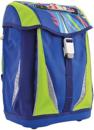 Школьный каркасный рюкзак, детский yes full power на 15 л синий