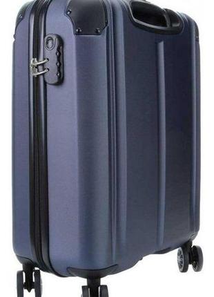 Малый пластиковый чемодан travelite city tl073047-20 40 л, синий3 фото