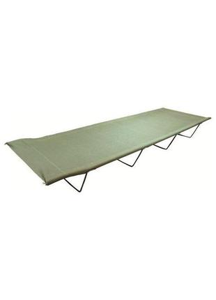 Кровать для кемпинга highlander steel camp bed olive 925470 оливковый