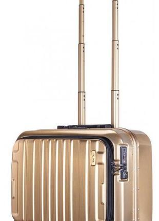 Пластиковый чемодан lojel kozmos lj-cf1375p_g, 35 л