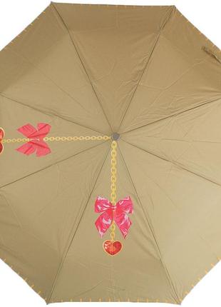 Зонт женский airton  z3911ns-3-5198, автомат, коричневый3 фото