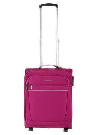 Малый тканевый чемодан travelite cabin tl090237-17 44 л, розовый2 фото