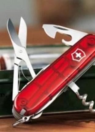 Швейцарский складной нож victorinox huntsman, красный4 фото