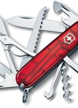 Швейцарский складной нож victorinox huntsman, красный1 фото