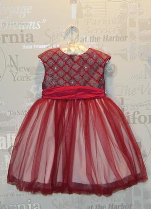 Шикарное нарядное платье для девочки daga польша1 фото