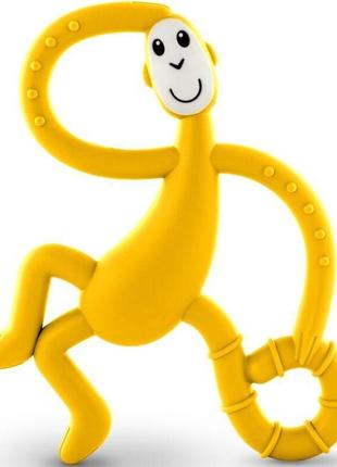 Игрушка-прорезыватель танцующая обезьянка matchstick monkey mm-dmt-006, желтый