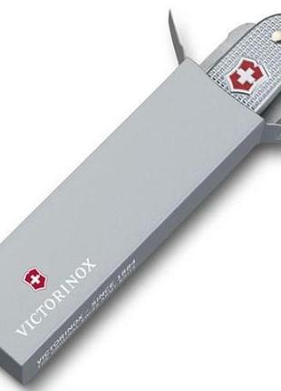 Швейцарский складной нож victorinox alox farmer, серебристый3 фото