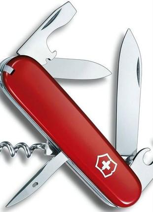 Швейцарский армейский нож victorinox tourist 03603 красный1 фото