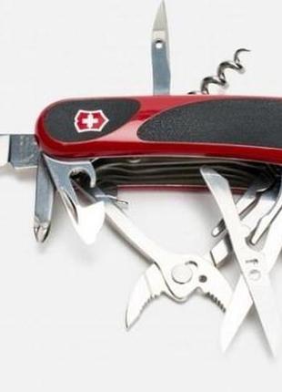 Швейцарский складной нож victorinox evogrip s557, красный2 фото
