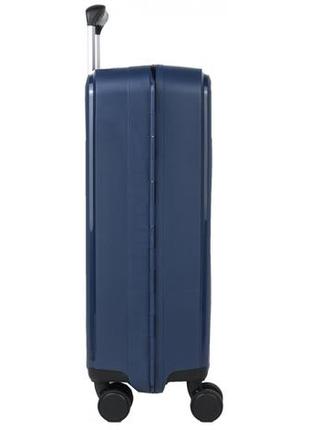 Пластиковый малый чемодан travelite terminal синий 36 л3 фото