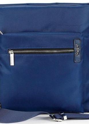 Молодежная сумка dolly 651 тканевая, синий, черный1 фото