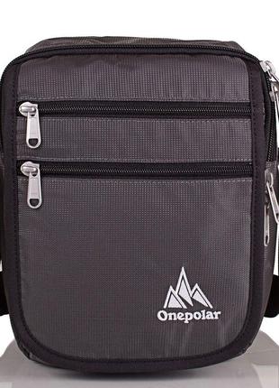 Мужская спортивная сумка onepolar серый 6 л2 фото