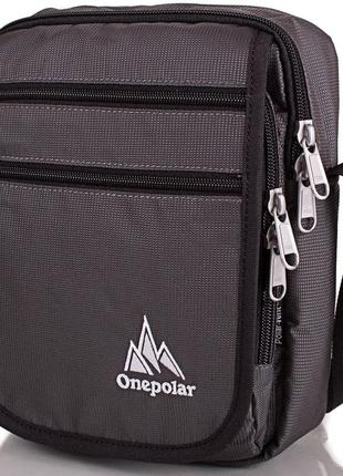 Мужская спортивная сумка onepolar w5633-grey серый 6 л