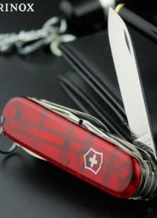 Швейцарский складной нож victorinox climber, красный4 фото