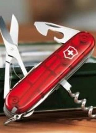 Швейцарский складной нож victorinox climber, красный2 фото
