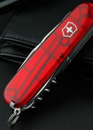 Швейцарский складной нож victorinox climber, красный3 фото