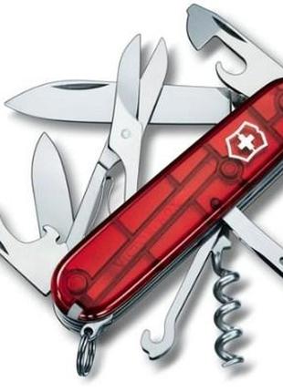 Швейцарский складной нож victorinox climber, красный1 фото