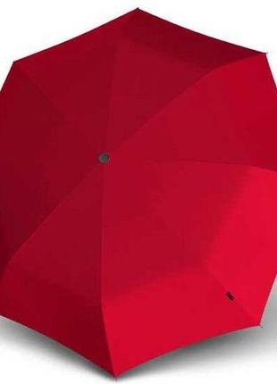 Женский автоматический зонт knirps e 200 red, красный1 фото