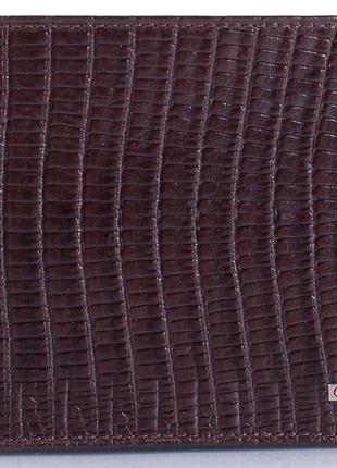 Современное мужское кожаное портмоне grass shi327-33, темно-коричневый2 фото