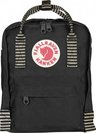 Рюкзак универсальный fjallraven kanken mini 23561.550-901, 7 л, винилон, черный1 фото