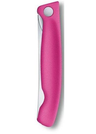 Кухонный нож victorinox swissclassic foldable paring розовый4 фото